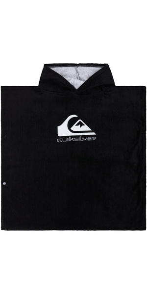 2026 Quiksilver Junior Hoody Poncho Towel AQKAA03005 - Black